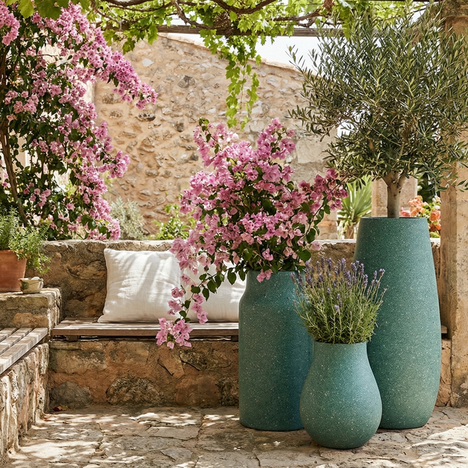 SORT Hafif Beton Saksı 